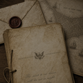 Image of vintage maps and envelope