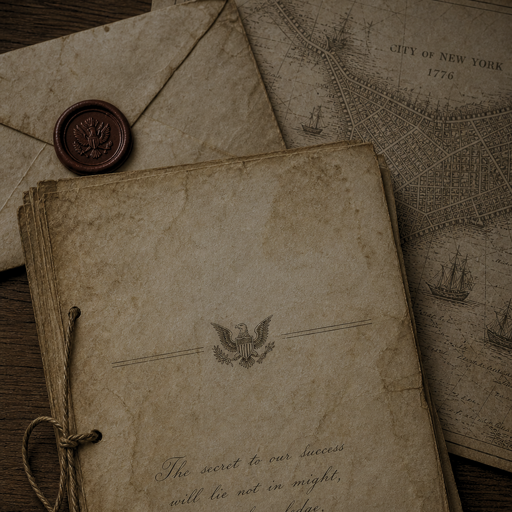 Image of vintage maps and envelope